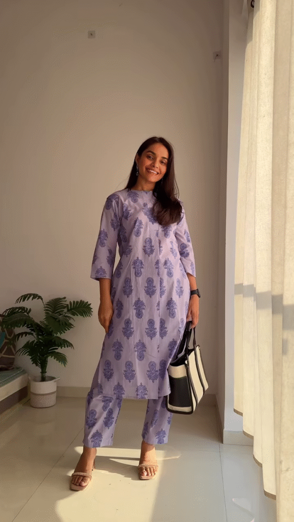 🌿 Everyday Grace: Pure Cotton Printed Kurta Set – Now in Multiple Colors 🌸 - Image 10
