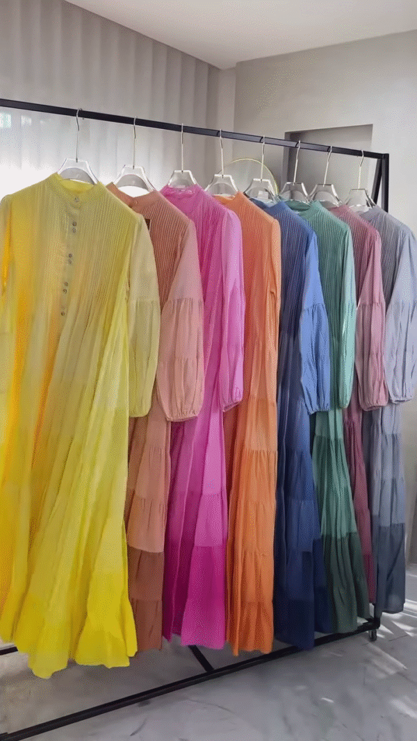 Flow Into Color: The Ultimate Pleated Maxi Dress Collection for Effortless Elegance 🌈