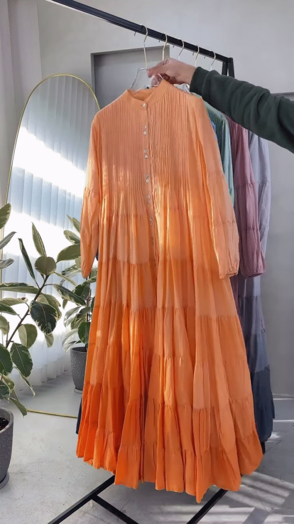 Flow Into Color: The Ultimate Pleated Maxi Dress Collection for Effortless Elegance 🌈 - Image 6