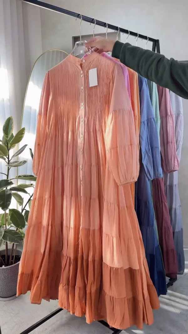 Flow Into Color: The Ultimate Pleated Maxi Dress Collection for Effortless Elegance 🌈 - Image 8