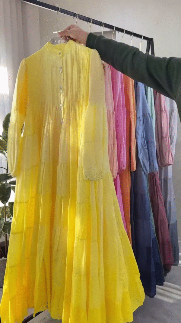 Flow Into Color: The Ultimate Pleated Maxi Dress Collection for Effortless Elegance 🌈 - Image 9