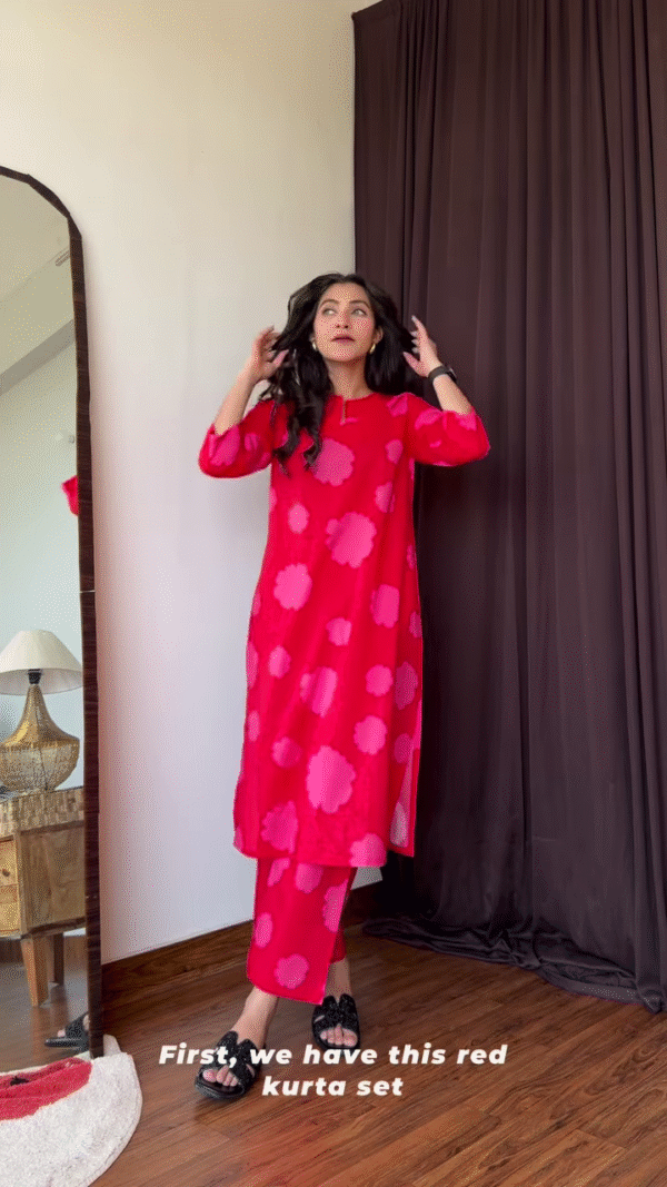 Vibrant Yellow Flowy Polka Dot Summer Dress by Pink Fort – Breezy A-Line Silhouette with White Dot Print - Image 2