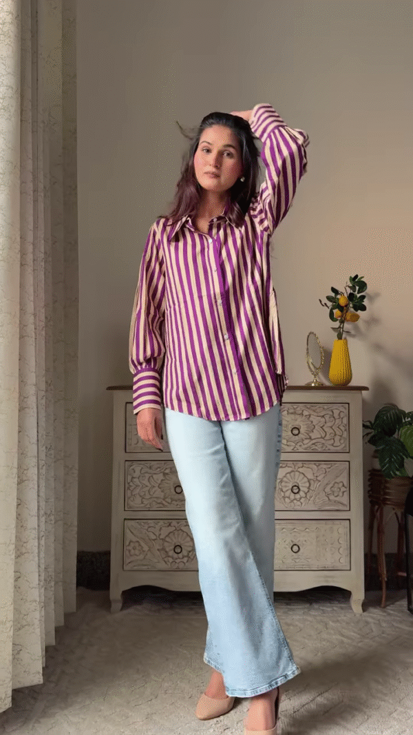 Bold & Colorful Pinterest-Inspired Printed Shirt Collection – Oversized Aesthetic Button-Downs in Multi-Color Styles with Unique Art Prints - Image 12