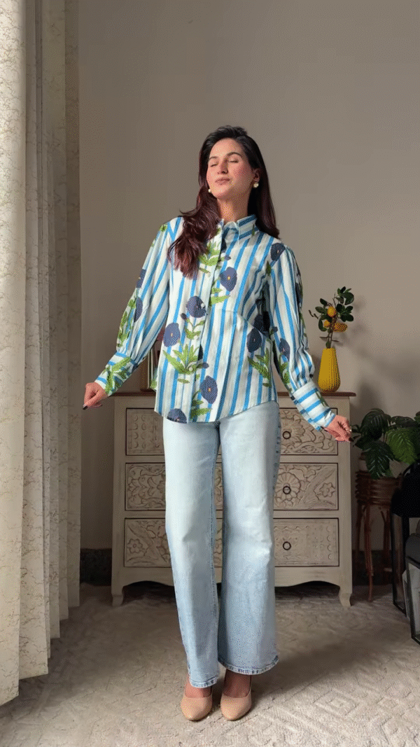 Bold & Colorful Pinterest-Inspired Printed Shirt Collection – Oversized Aesthetic Button-Downs in Multi-Color Styles with Unique Art Prints - Image 8