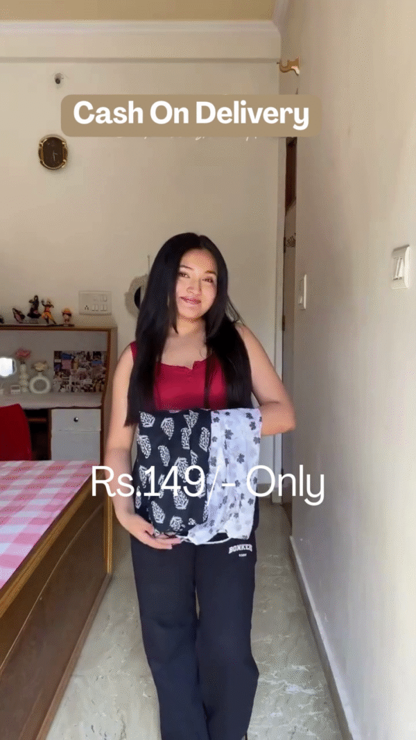 Trendy Sleeveless Printed Cotton Camisole Top with Boho Leaf Motif – Lightweight Summer Wear for Casual & Daily Styling