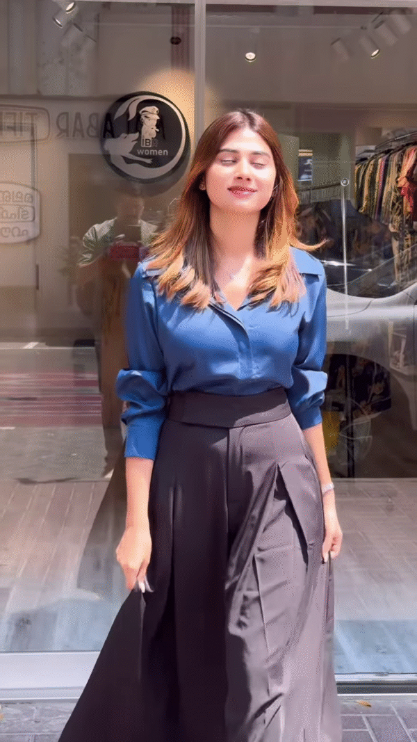 Power Meets Poise – Classic Collared Shirt & Pleated Trousers Set (Multi-Color Options Available) - Image 6
